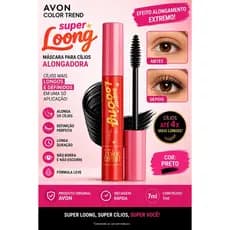 AVON COLOR TREND SUPER LOONG MÁSCARA PARA CÍLIOS ALONGADORA ORIGINAL