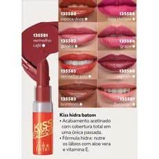 Kiss Hidra Batom Hidratante Color Trend Avon 3,6g