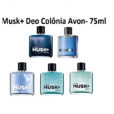 Musk Deo Colonia  75ml perfume masculino  de Avon - escolha o seu