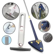 Mop Rodo De Limpeza Ajustável E Mini Mop Pano Limpeza Mesa