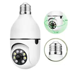Câmera segurança wifi ip sem fio 360 com encaixe lampada bocal aplicativo yoosee ptz full HD visão noturna - bivolt