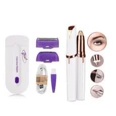 Depilador De Pelos Sobrancelha E Buço Kit Portátil Blogueira
