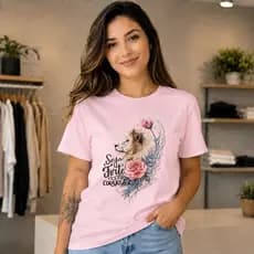 Camisa Camseta Moda Feminina Cristã Blusinha Tendencia 100% Algodão Leve Confortável