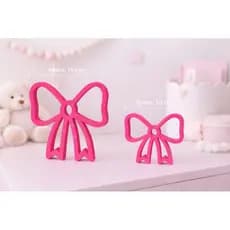Laço Decorativo Quarto Bebê Menina Nicho Prateleira Delicado Minimalista