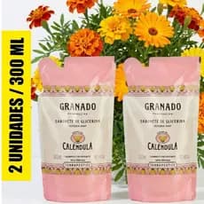 Kit 2 Unidades Refil Sabonete Líquido de Glicerina Granado Terrapeutics 300ml - Calêndula, Lavanda, Castanha do Brasil