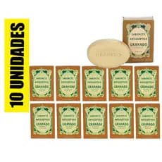 10 Unidades Sabonete Antisséptico Granado Tradicional 90g barra