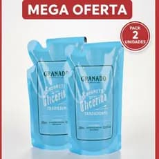 Kit 2 Refil Sabonete Líquido Granado Glicerina 300ml – Rosa | Hortelã | Tradicional | Erva-Doce