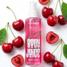 Body Splash Juice 200 ml – Cereja | Frescor Frutal e Perfume Vibrante - Dermachem