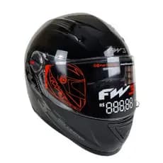 Capacete FW3 GTX Limit com oculos interno Preto Fosco