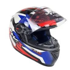Capacete FW3 Gtx Super Azul Com Óculos Interno