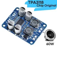 Placa Amplificadora de Potência 60W TPA3118 Módulo mono DC 8-26V