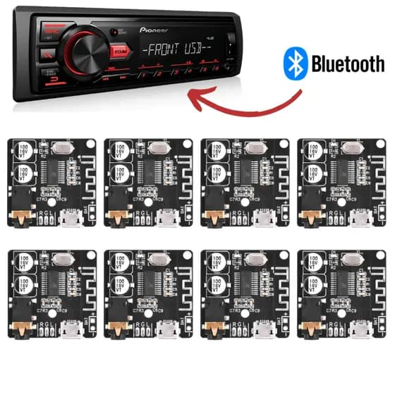 Mini Decodificador Bluetooth 5.0 Áudio Mp3 Dc 5v