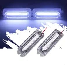 ( 1 Par ) Strobo Flash Automotivo com Controladora 12V LED COB