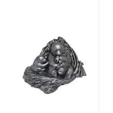 Estatueta mãe panda 10cm