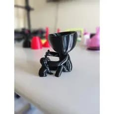 Vaso Robert  com Doguinho 10 cm / vaso Bob