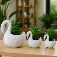 Vaso flamingo kit decorativo 3D 12cm