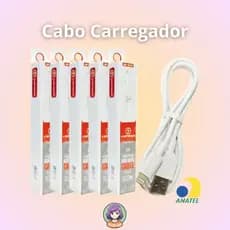 Carregador de celular Cabo Lightning 1 metro Kapbom carregador para iphone