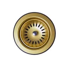 Válvula Dourada Pia Cuba Cozinha INOX 4.1/2