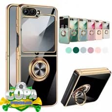 Capinha Capa Para Z Flip 6 Premiun Com Anel Suporte Magnético Case
