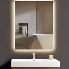 Espelho Gigante Corpo Inteiro Com LED Frio ou Quente Decoração Chique Moderna + Fonte Tomada 12v