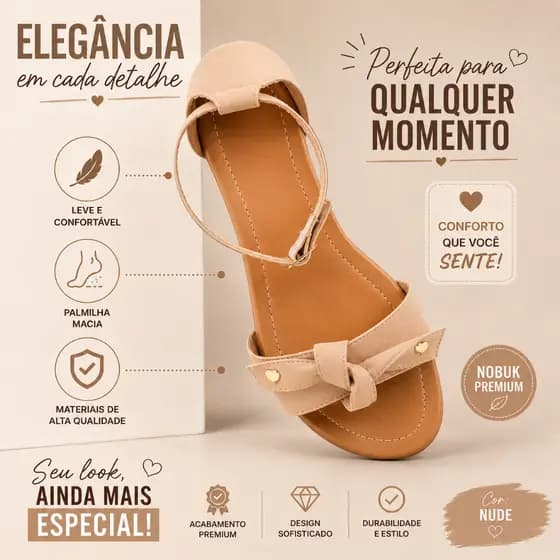 Rasteira Feminina Antiderrapante Fechada Atrás Fivela De Ajuste