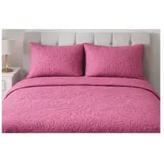 Colcha Cama Casal 3 Peças Matelada Dupla Face Cobre Leito Macio Premium