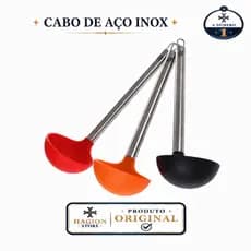 Concha Silicone Cabo Inox 30cm Bene Casa