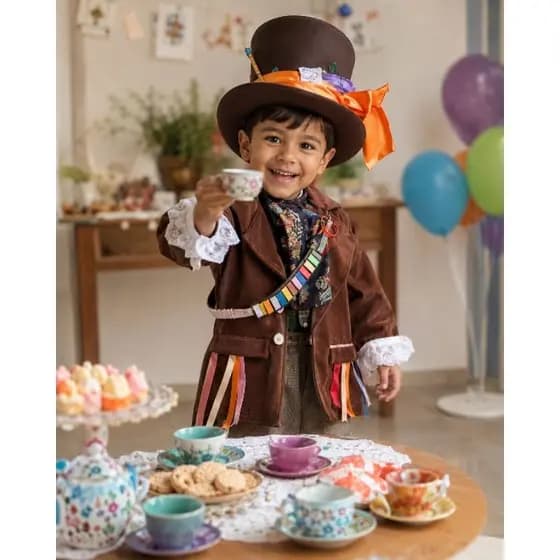 Fantasia Chapeleiro Maluco Infantil /Alice País das Maravilhas