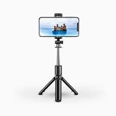 Bastão de Selfie Com Tripé Para Celular Com Controle De Disparo