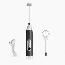 Mini Mixer Elétrico Recarregável Multiuso Para Bebidas e Ovo Elétrico Multiuso Recarregável USB Premium