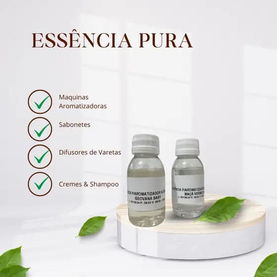 Essência Pura Carro Novo Para Aromatizador de Ambiente, Home Spray, Cremes e Sabonetes - 50ml
