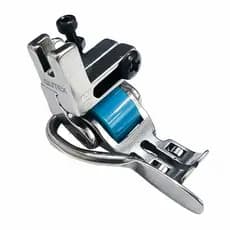 Calcador 5x1 com Roletes Triplos | Pregar Zíper Invisível, Pesponto e Guia Ajustável Industrial Reta