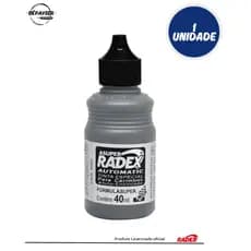 Tinta para Carimbo Automático Radex Preta Reposição Refil 40ml