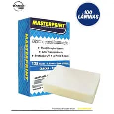 Plástico Para Plastificação 100 300 ou 500 Unidades Crachá 59x86mm 125 Micras Polaseal Masterprint