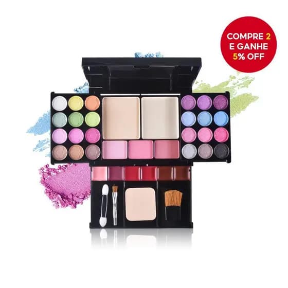 Novo Kit de Maquiagem Profissional, Paleta de Maquiagem, Conjunto de Presente de Maquiagem Completo para Adolescentes,
