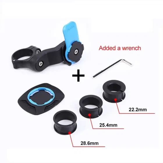 Novo Suporte de Guidão Quad Lock para Motocicleta - Compatível com Kit de Suporte para Celular de Motocicleta, Inclui 3