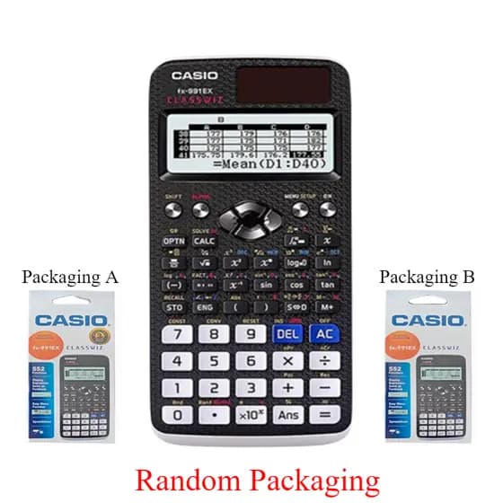 Calculadora Científica Original Casio FX-991EX FX-991ES Plus FX-82MS Nova Edição 240 Funções 2ª Edição Adequada para Uso