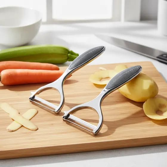 1PC Descascador de Legumes em Aço Inoxidável, Descascador de Batatas, Ralador Multifuncional de Cenoura, Ferramentas de