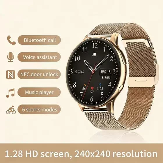 Novo Smartwatch 2026 Chamada sem fio Smartwatch Chamadas Bluetooth Relógio masculino feminino Mostrador personalizado