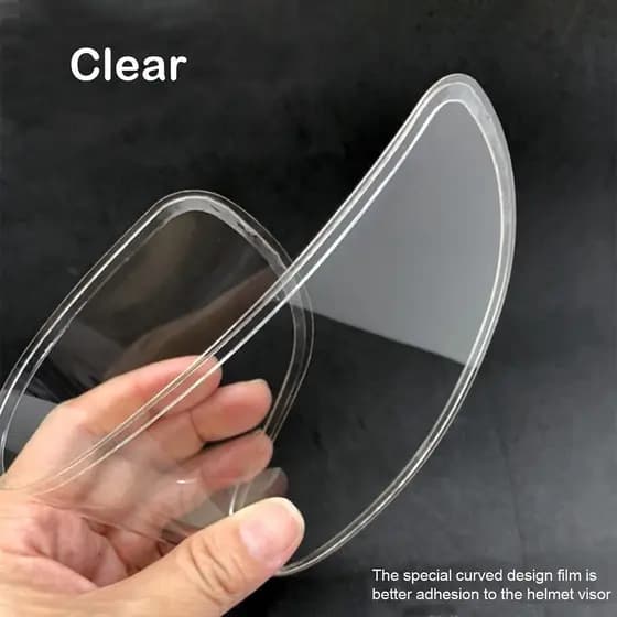 Película Antiembaçante e Antichuva Premium Transparente para Capacete de Motocicleta, Capacete Infantil, Capacete Evo,