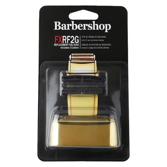 Conjunto de lâmina e rede de reposição dupla profissional para barbeador folha sem fio Babyliss FXFS2