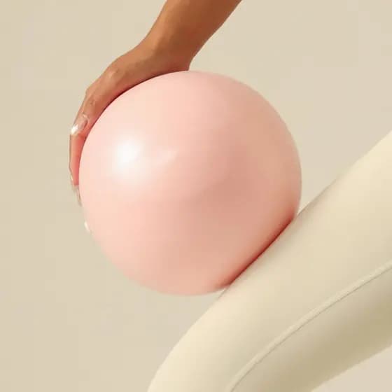 Bola de Yoga Pilates Fitness Bola de Exercício de Material Ecológico em PVC Antiderrapante