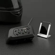 V6 PLUS Bluetooth 1500M Intercomunicador de Moto Full-Duplex para 6 Pilotos