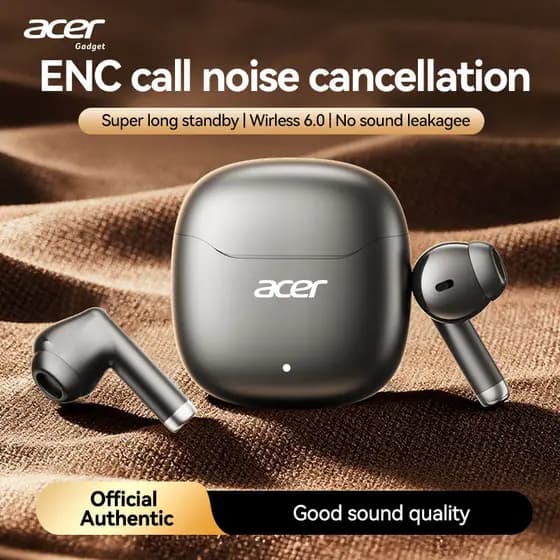 Acer OHR617 Fones De Ouvido Sem Fio Tipo-C Com Microfone Bluetooth Bluetrum AB5756T Chip TWS Som Estéreo Múltiplos Proto