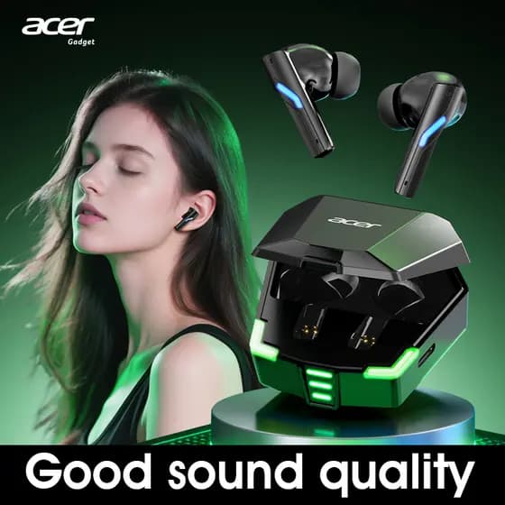 Acer OHR625 Fones De Ouvido Tipo-C Bluetooth Sem Fio Com Microfone Earpods Fone Mems Silicon Clear Calls Display De Ener