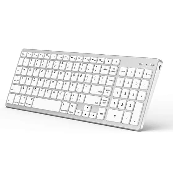Teclado Bluetooth compatível com macOS Teclado wireless compatível com MacBook Pro/Air, iMac, Mac mini, PC MAC