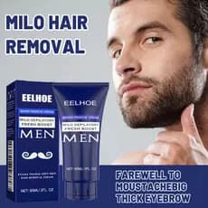 EELHOE Creme De Remoção De Pelos Masculino , Barbear Para Barba , Inibidor De Crescimento De Axilas Depilatório Permanen
