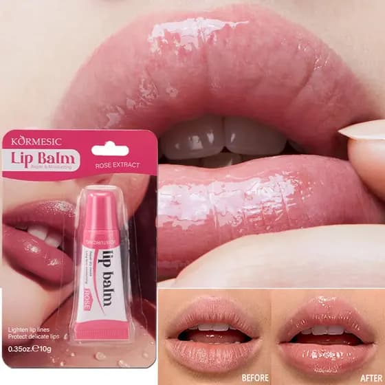 Rosa Bálsamo Labial Duradouro Remover Escuro Aloe Vera Hidratante E Reparação Cuidados Com Os Lábios Beleza Saúde Esfoli