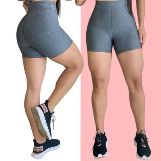 Bermuda legging short fitness academia