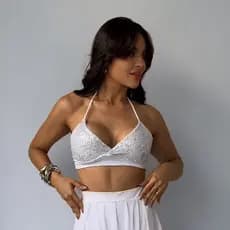 Top Cropped de paete brilhoso  luxuoso com bojo e regulagem estilo blogueira balada festa festivais aniversário